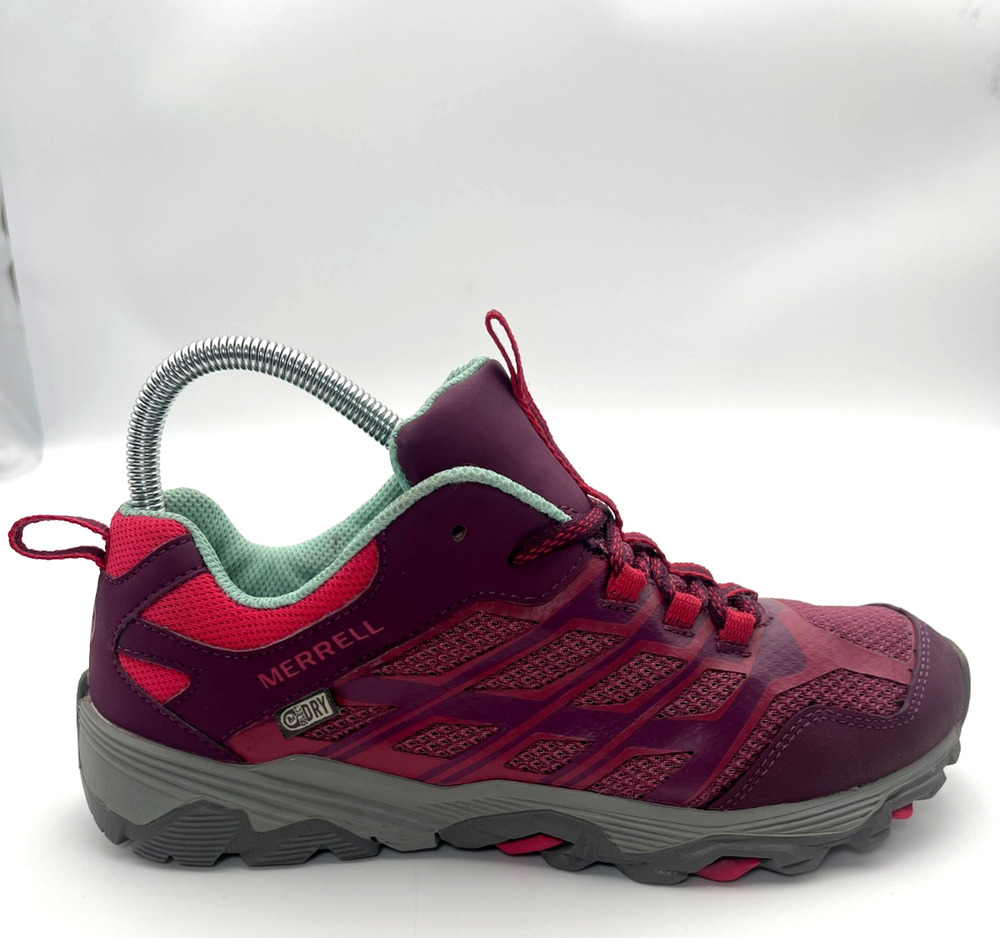 Merrell Moab FST Hiking Sneakers Shoes Women’s Size 6 Purple/Pink Waterproof